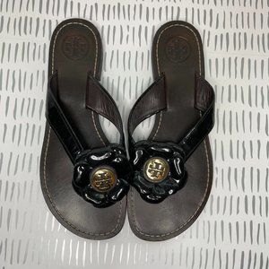 Tory Burch Leather Flip Flops